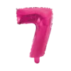 Stor Pink Folie Tal Ballon (88cm.) - 7 Tal