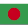 Stort Bangladesh Stofflag, 90 x 150 cm