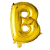 Stort Guld Folie Bogstav - ''B''