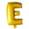 Stort Guld Folie Bogstav - ''E''