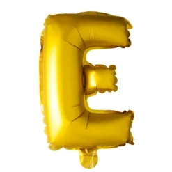 Stort Guld Folie Bogstav - ''E''