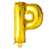 Stort Guld Folie Bogstav - ''P''