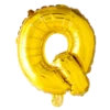 Stort Guld Folie Bogstav - ''Q''