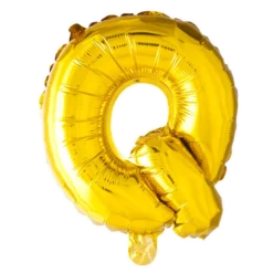 Stort Guld Folie Bogstav - ''Q''
