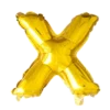 Stort Guld Folie Bogstav - ''X''