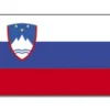 Stort Slovensk Stofflag, 90 x 150 cm