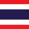 Stort Thailandsk Stof Flag, 90 x 150 cm