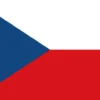 Stort Tjekkisk Stof Flag, 90 x 150 cm