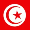 Stort Tunesisk Stof Flag, 90 x 150 cm