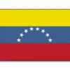 Stort Venezuelansk Stofflag, 90 x 150 cm