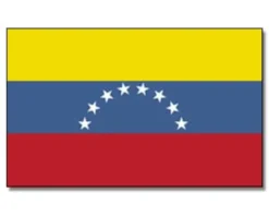 Stort Venezuelansk Stofflag, 90 x 150 cm