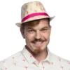 Stråhat med Flamingoer