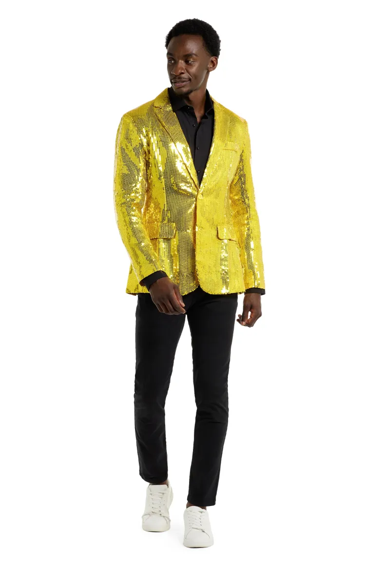 Suitmeister™ Blazer - Paillet Gul