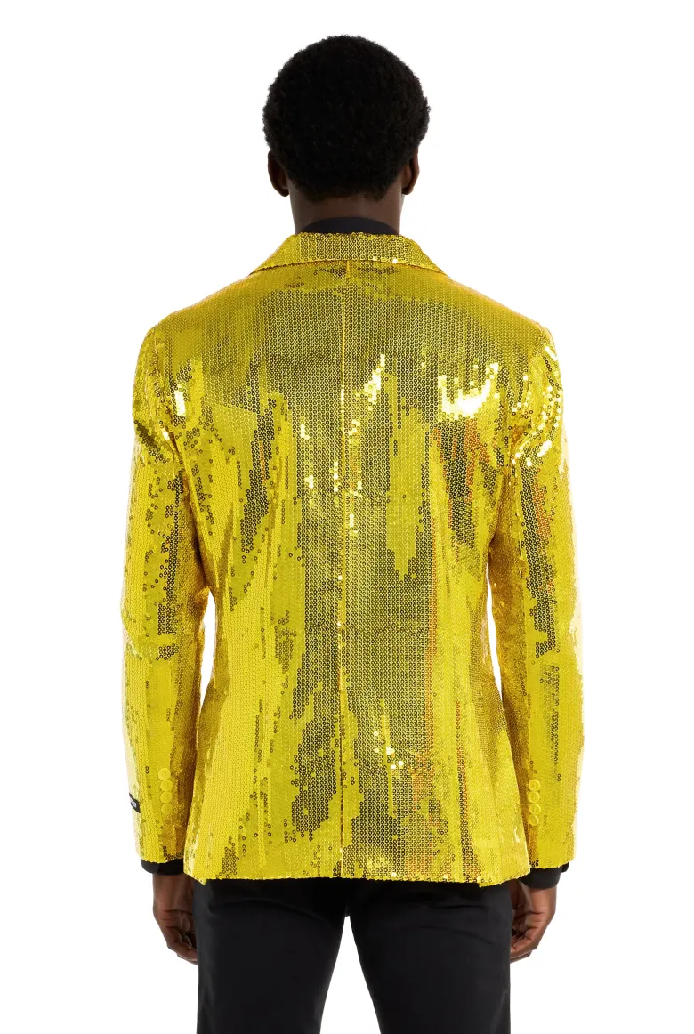 Suitmeister™ Blazer - Paillet Gul