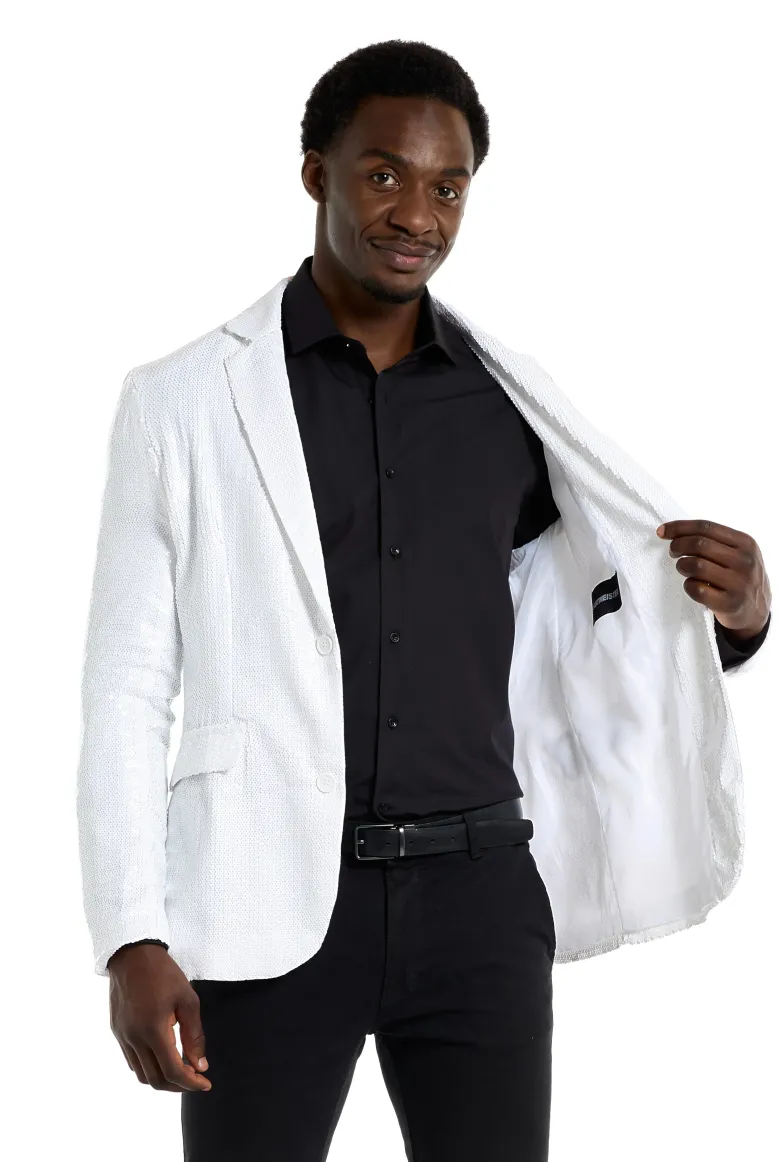 Suitmeister™ Blazer - Paillet Hvid