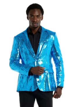 Suitmeister™ Blazer - Paillet Lyseblå