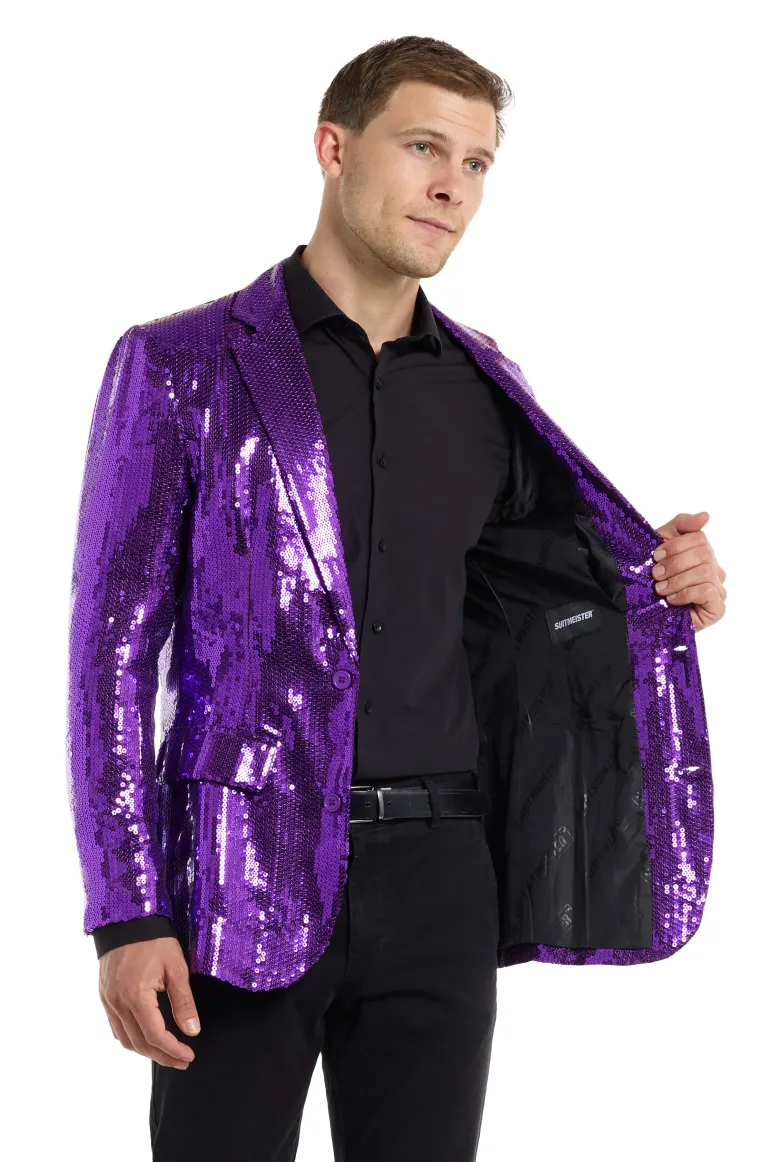 Suitmeister™ Blazer - Paillet Lilla