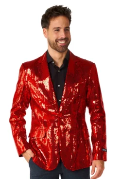 Suitmeister™ Blazer - Paillet Rød
