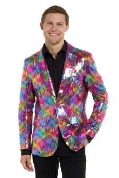 Suitmeister™ Blazer - Paillet Regnbue