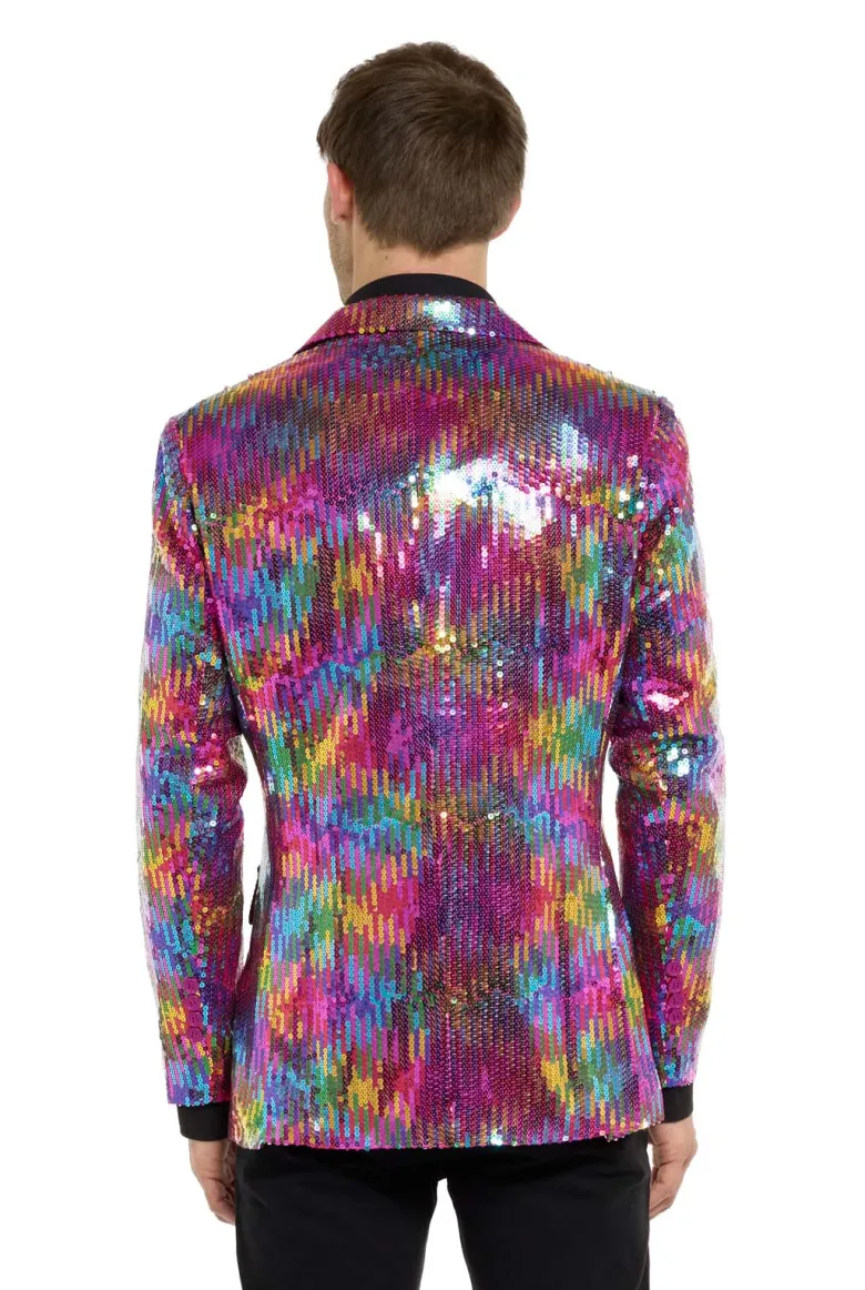 Suitmeister™ Blazer - Paillet Regnbue