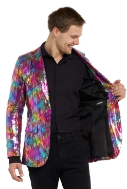 Suitmeister™ Blazer - Paillet Regnbue