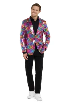 Suitmeister™ Blazer - Paillet Regnbue