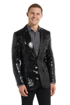 Suitmeister™ Blazer - Paillet Sort