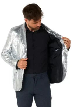 Suitmeister™ Blazer Sequins Silver