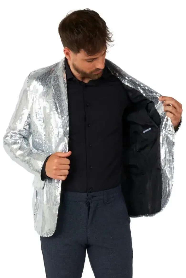 Suitmeister™ Blazer Sequins Silver
