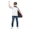 Superhelt Kappe og Maske - Sort