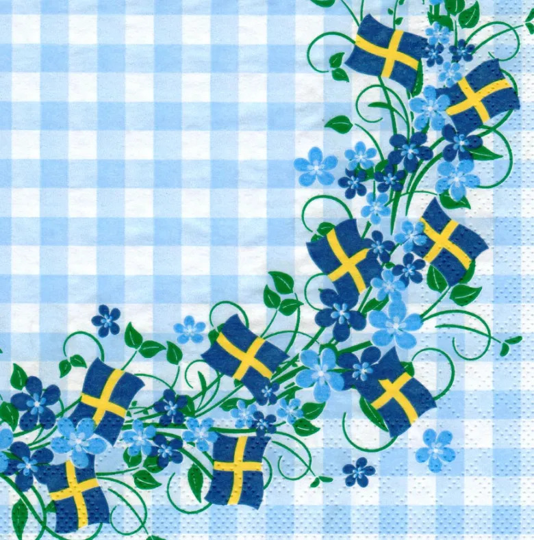 Svenske Fødselsdagsservietter