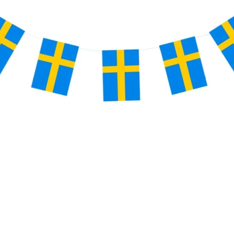 Svensk Flagguirlande, Stor