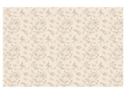 Tableclo Års Beige Blomster, 180 X 120 cm