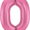Tal Shape Folieballon "Mat Pink" 86 cm - 0 Tal