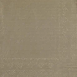 Taupe Gråbrune Frokostservietter 33 x 33 cm, 25 stk.