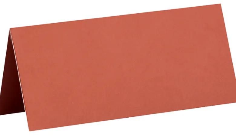Terracotta Bordkort, 10 stk.
