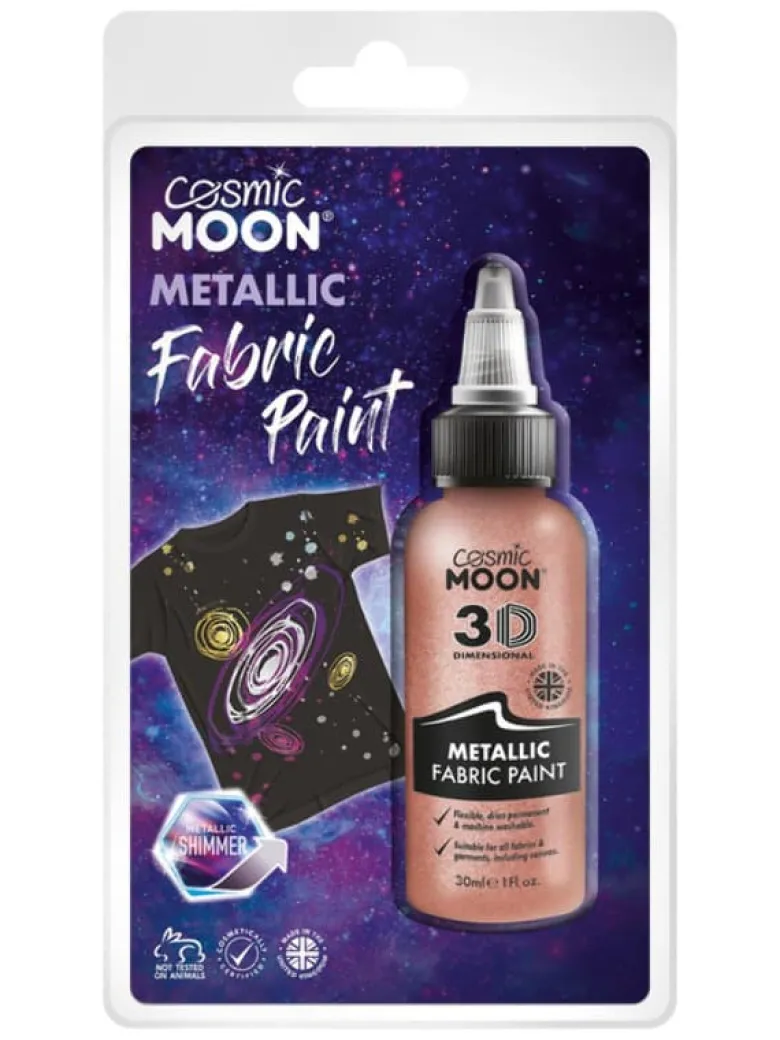 Tøjmaling Metallic Rosegold - Vegan