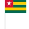 Togo Papirflag på Pind, 27 x 20 cm
