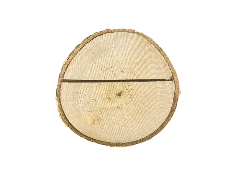 Træ Bordkort Holdere, Diameter 3-4 cm (6 Stk.)