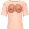 T-shirt med bryster