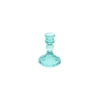 Turkis Glas Lysestageholder, 10.5 cm