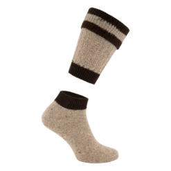 Tyrolerstrømper 2-Delte Loferl, Beige/Brun