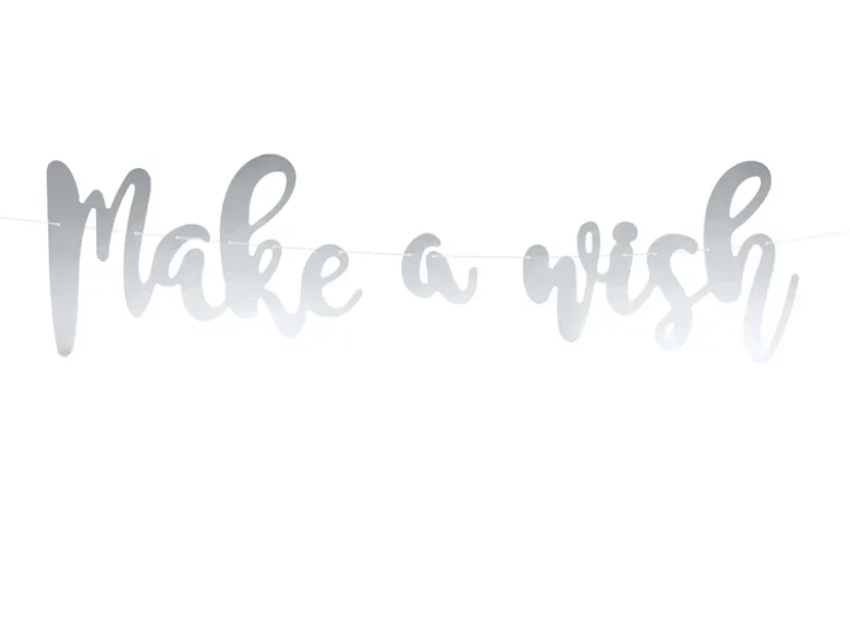Unicorn Party - 'Make a Wish' Guirlande