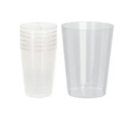 Vandglas i Hård Plast, Genanvendelige