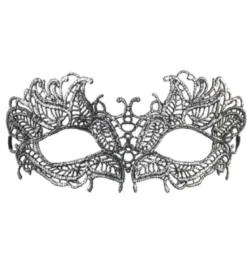 Venetiansk Blondemaske, Metallic Sølv