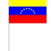 Venezuelansk Papirflag på Pind, 27 x 20 cm