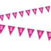 Vimpelguirlande - Pink Glitz Fødselsdag, 16 År
