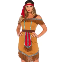 Wonderland Indianer Kjole til Voksne