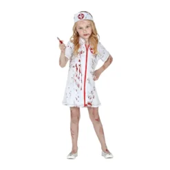 Zombie Sygeplejerske Børnekostume