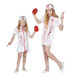 Zombie Sygeplejerske Børnekostume